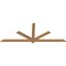 Ekena Millwork Kennewick Timber Gable Bracket, Western Red Cedar, 84"W x 31"H x 1 1/2"D x 3 1/2"F, 9/12 Pitch GBW084X31X0204KEN00SWR - alternate 3